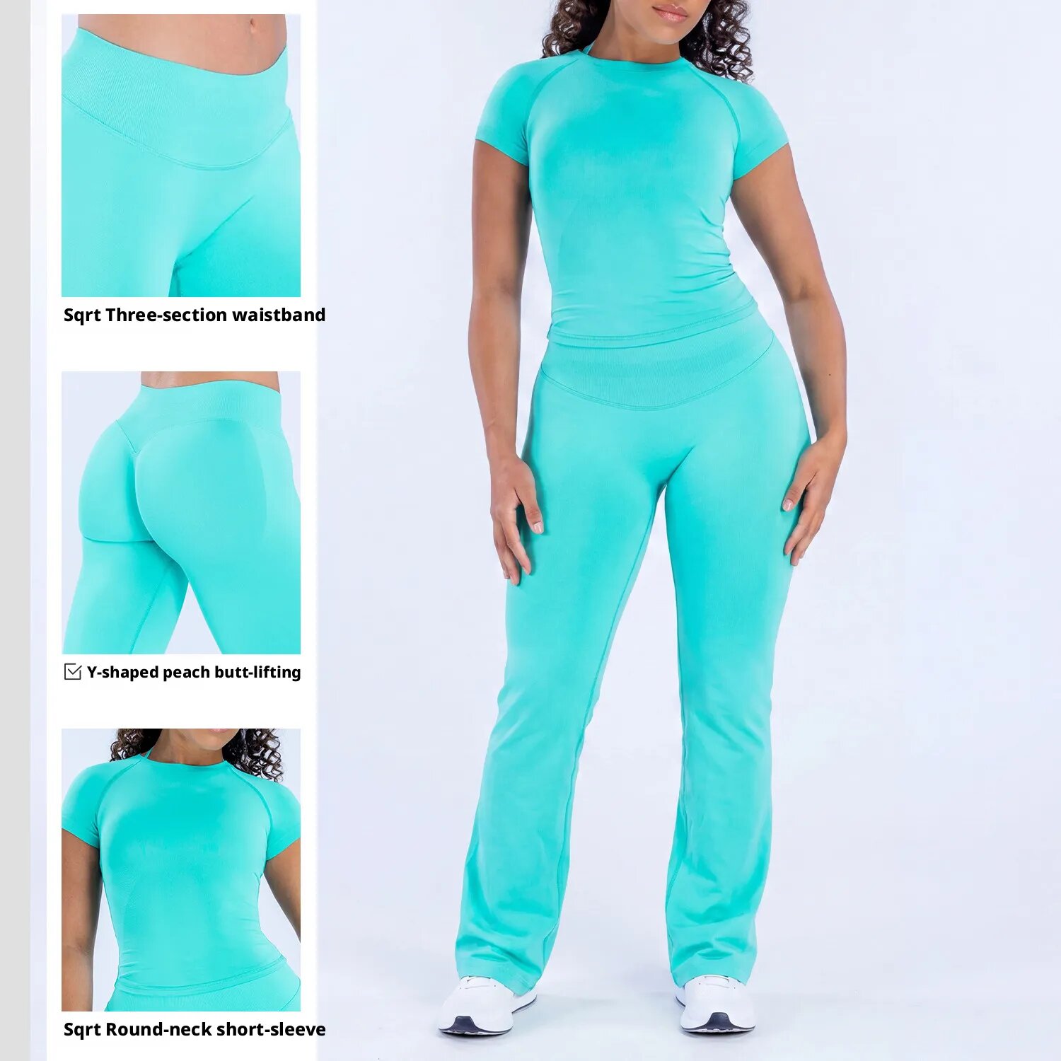 Yoga Fitness Set - DenyfWomen Yoga Set 2PCS Workout Set