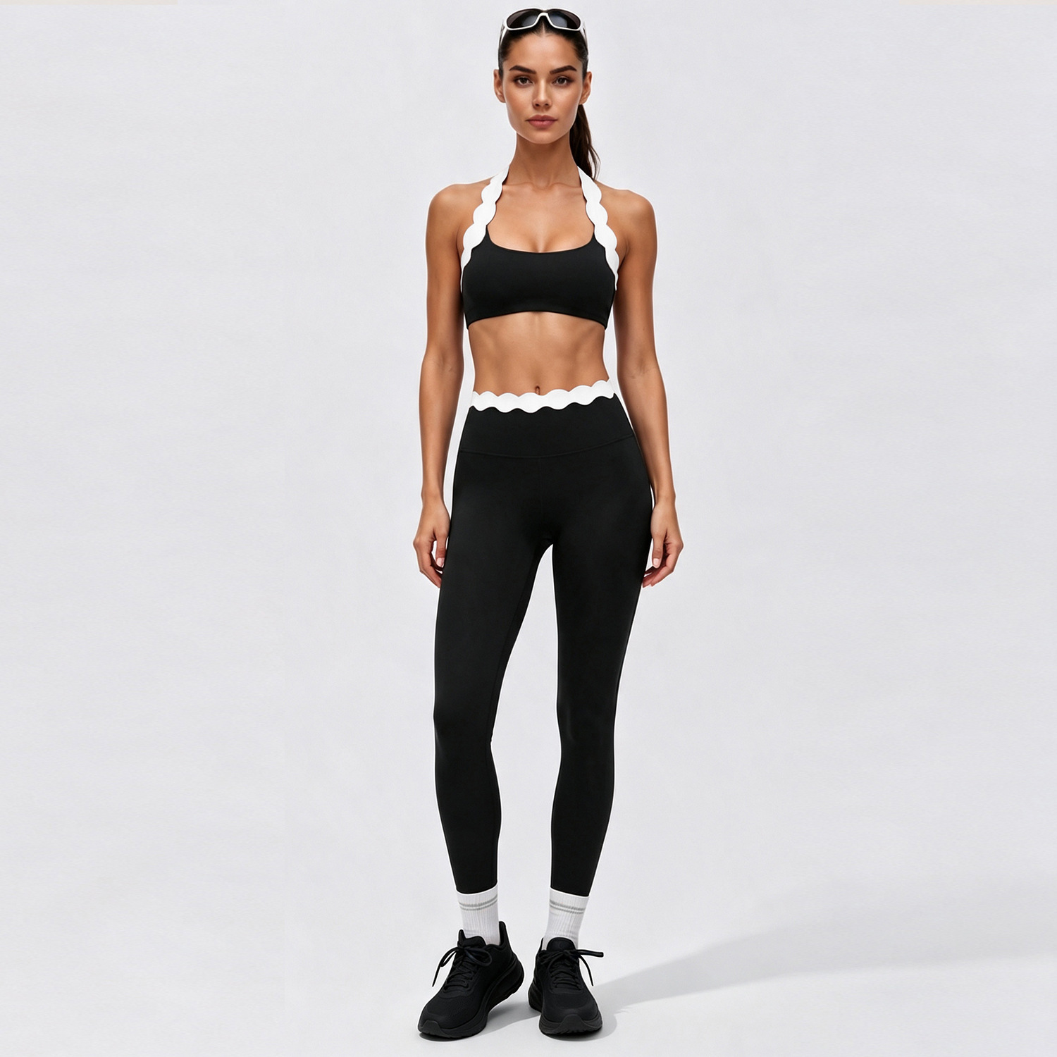 Women 2‑Piece Yoga Outfit Two‑ - Yoga Fitness Set 评论和价格