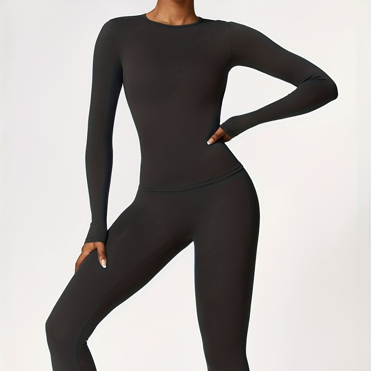 Tight-fitting yoga suit slim l - Yoga & Fitness Center 评论和价格