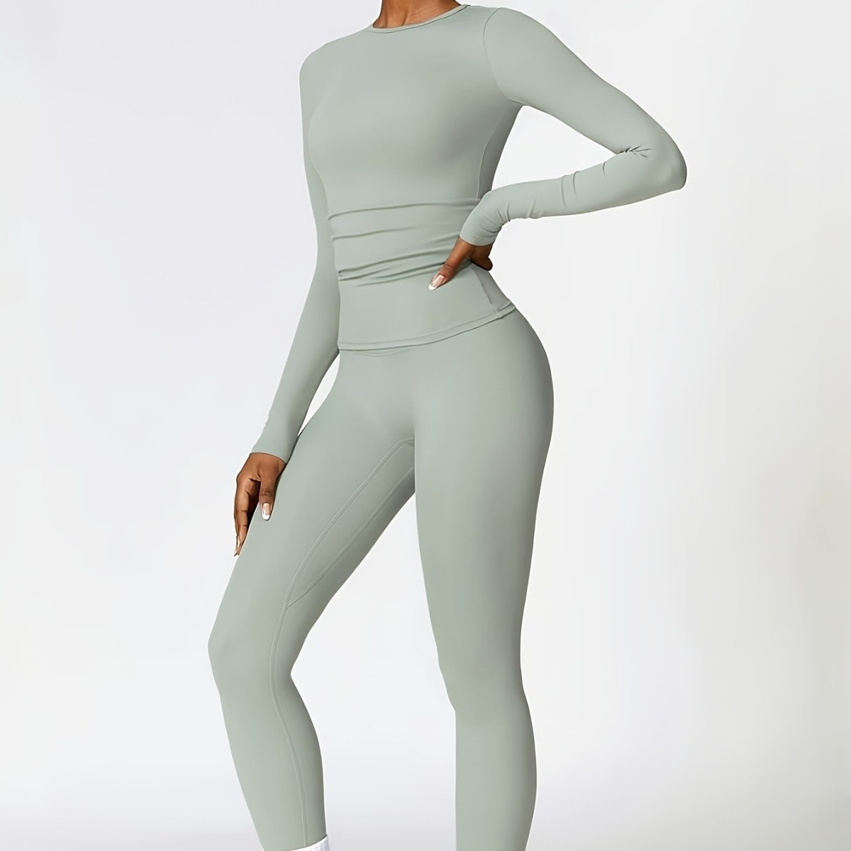 Tight-fitting yoga suit slim l - Yoga & Fitness Center 评论和价格