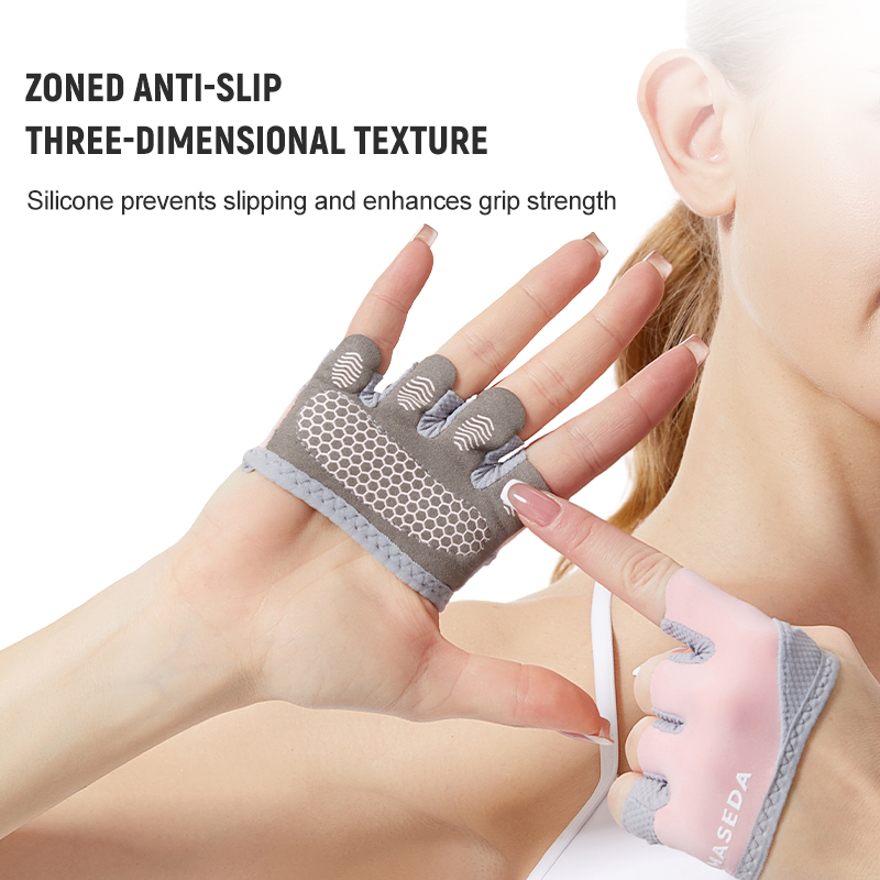 Pair of Fitness Fingerless Glo - Yoga Of Fitness 评论和价格
