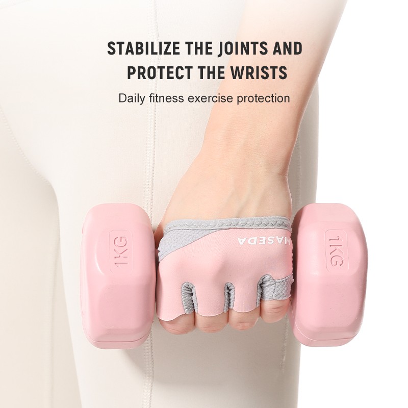 Pair of Fitness Fingerless Glo - Yoga Of Fitness 评论和价格