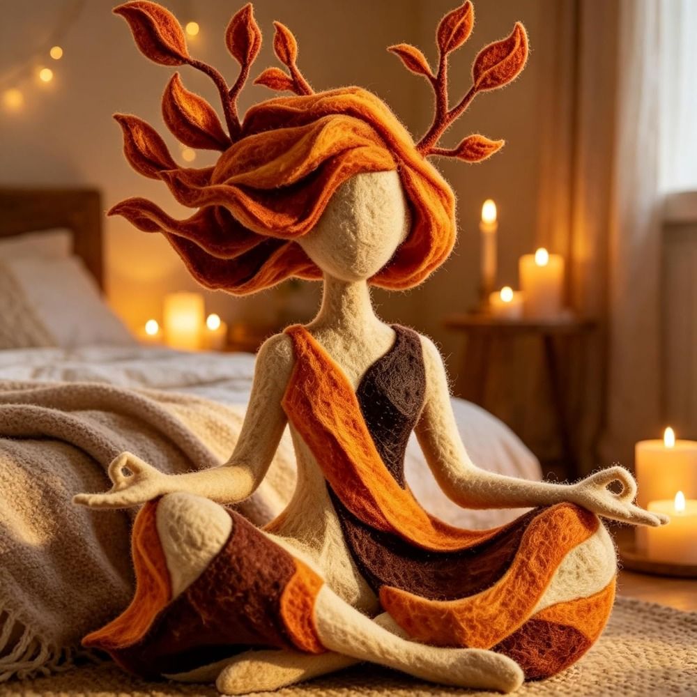 Creative Resin Meditating Stat - Yoga Fitness Model 评论和价格