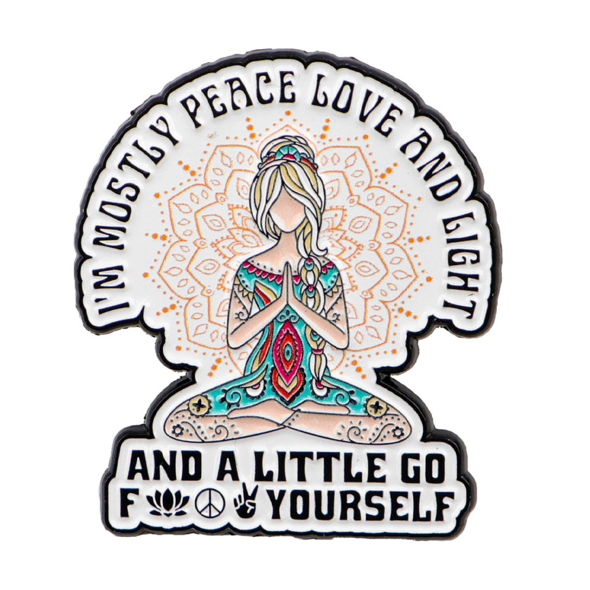 Funny Yoga Enamel Pins Humorou - Yoga Fitness Model 评论和价格