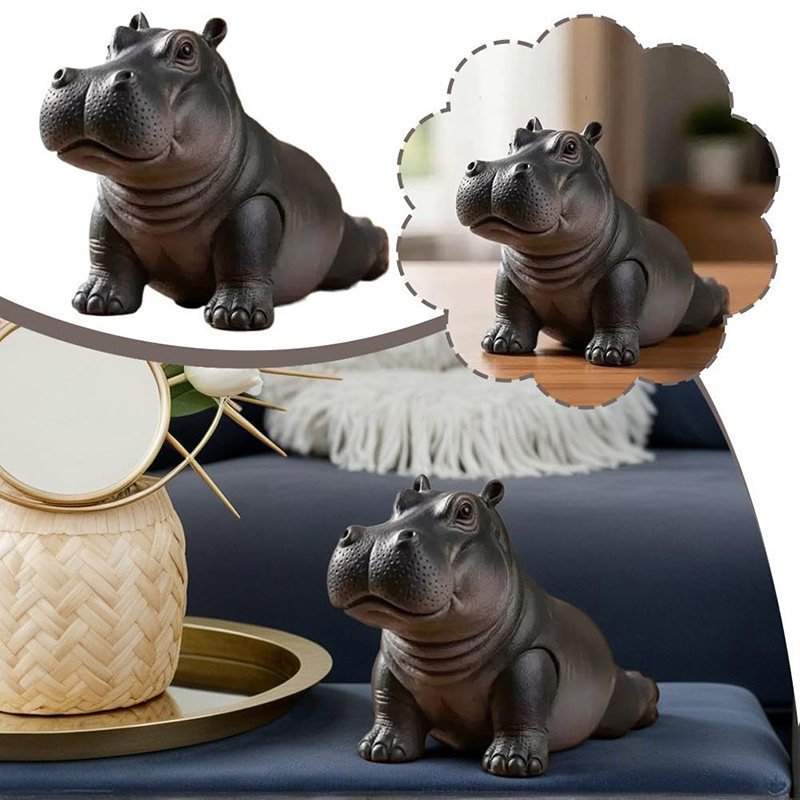 Yoga Master Hippo Statue Handc - Yoga Fitness Model 评论和价格