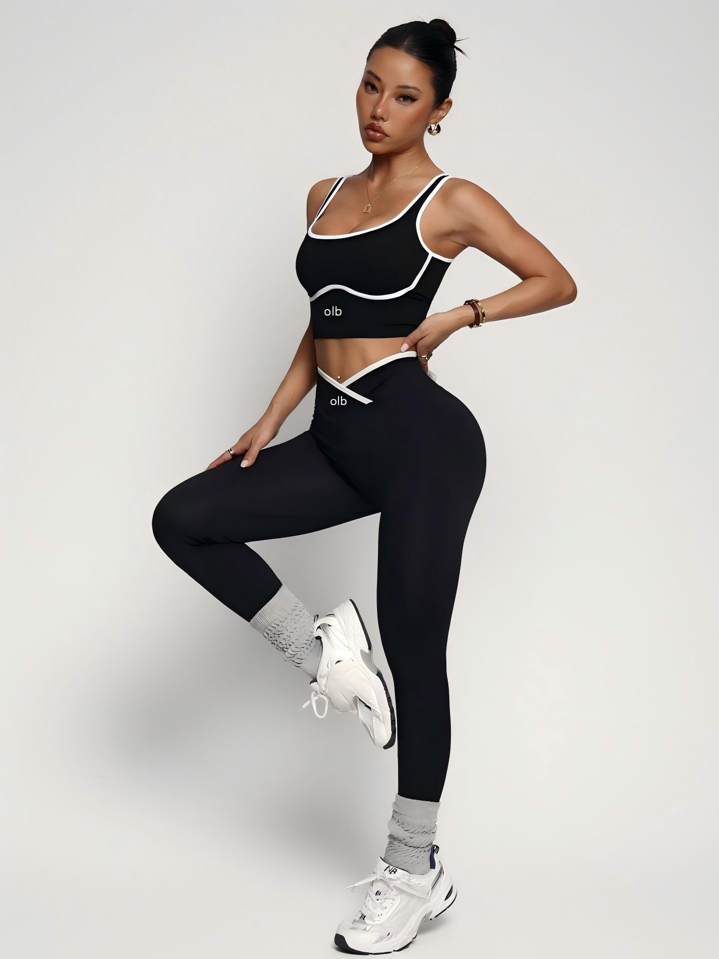 2-piece new sports bra vest pa - Yoga Fitness Set 评论和价格