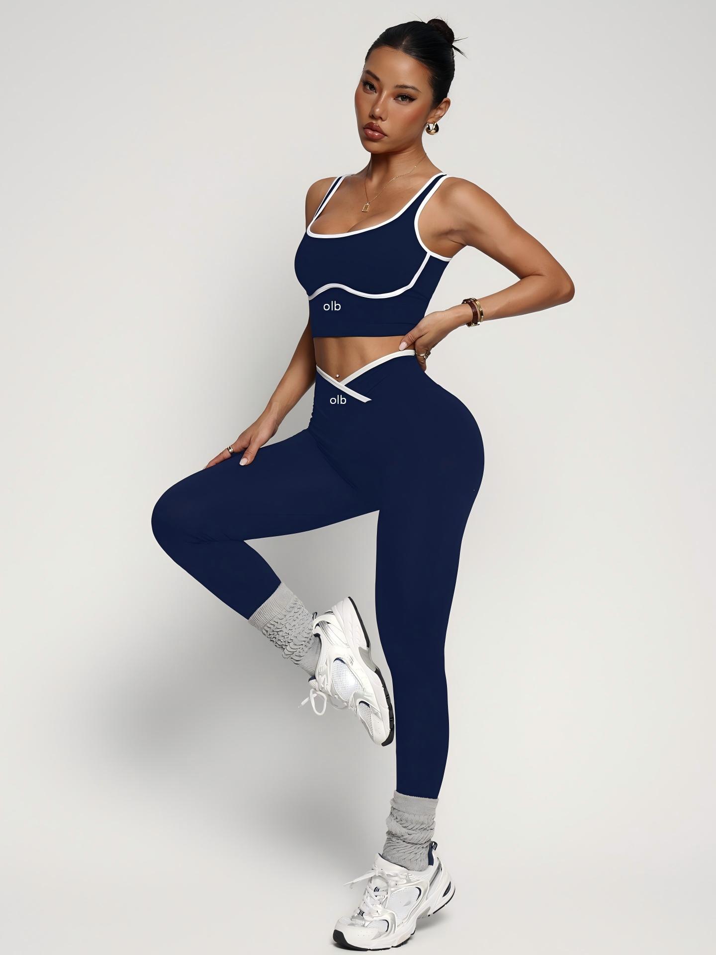 2-piece new sports bra vest pa - Yoga Fitness Set 评论和价格