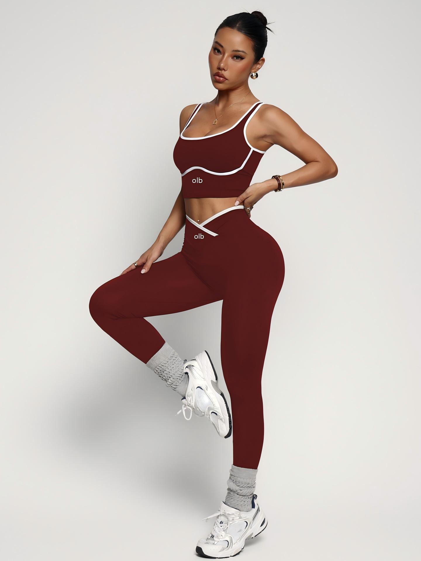 2-piece new sports bra vest pa - Yoga Fitness Set 评论和价格