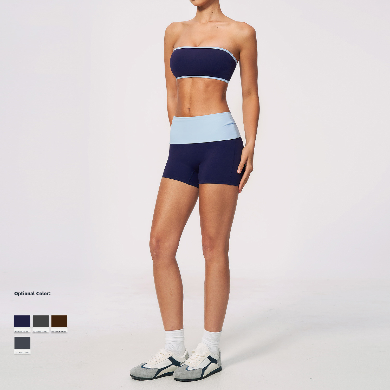 Women Nylon Two Piece Fitness  - Yoga Fitness Set 评论和价格