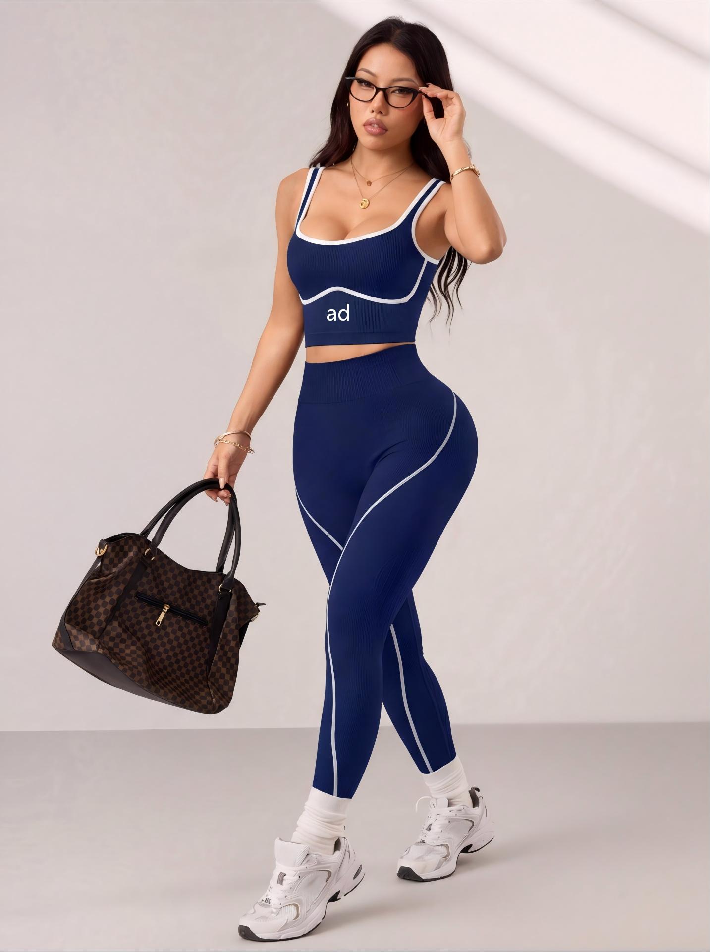 2-piece seamless yoga pants se - Yoga Fitness Set 评论和价格