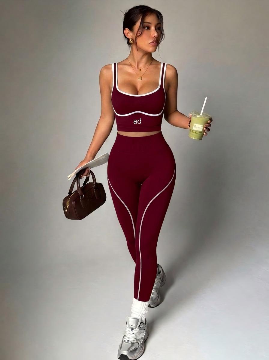 2-piece seamless yoga pants se - Yoga Fitness Set 评论和价格