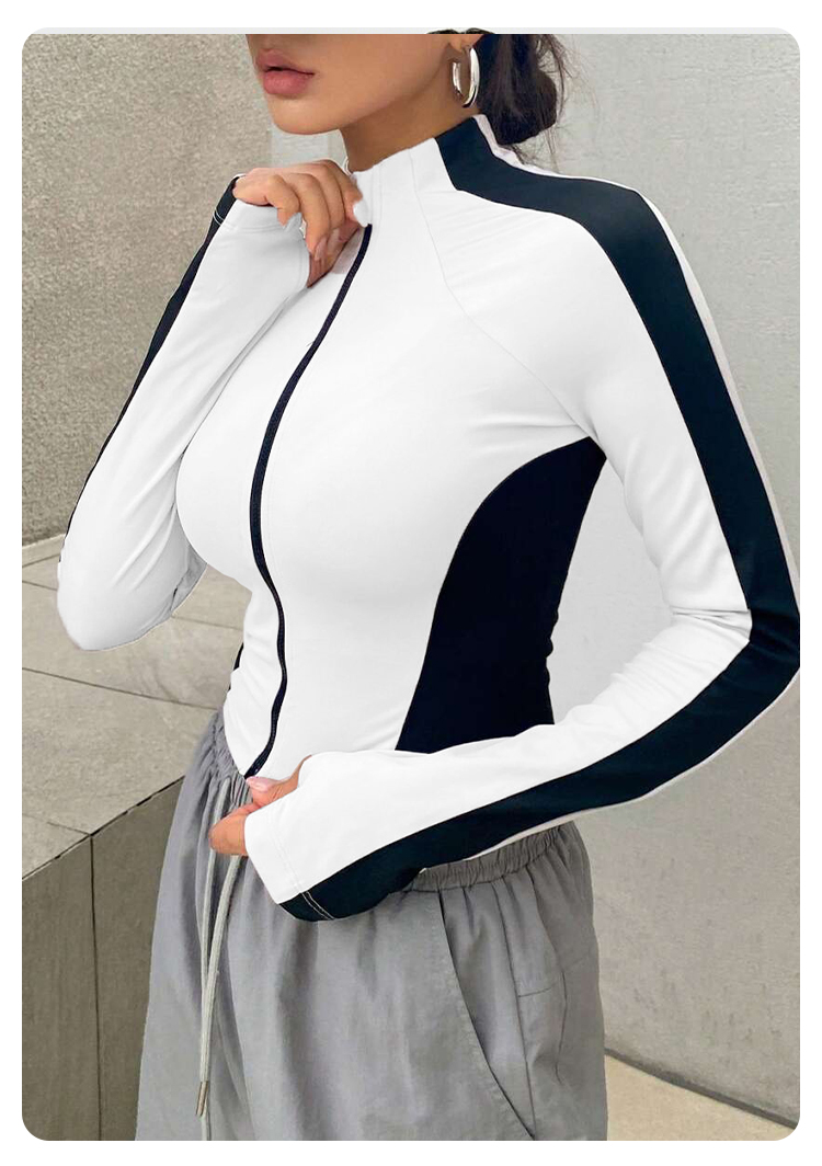 Yoga Clothes Stand Up Collar J - Yoga & Fitness Center 评论和价格