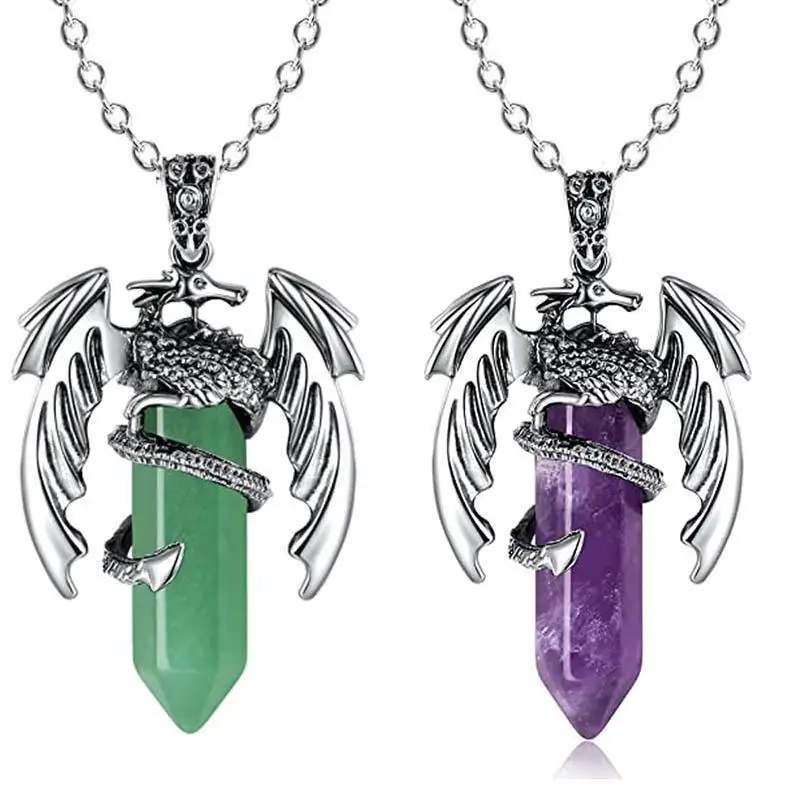 Green Jade Dragon Pendant Crys - Yoga & Fitness Center 评论和价格