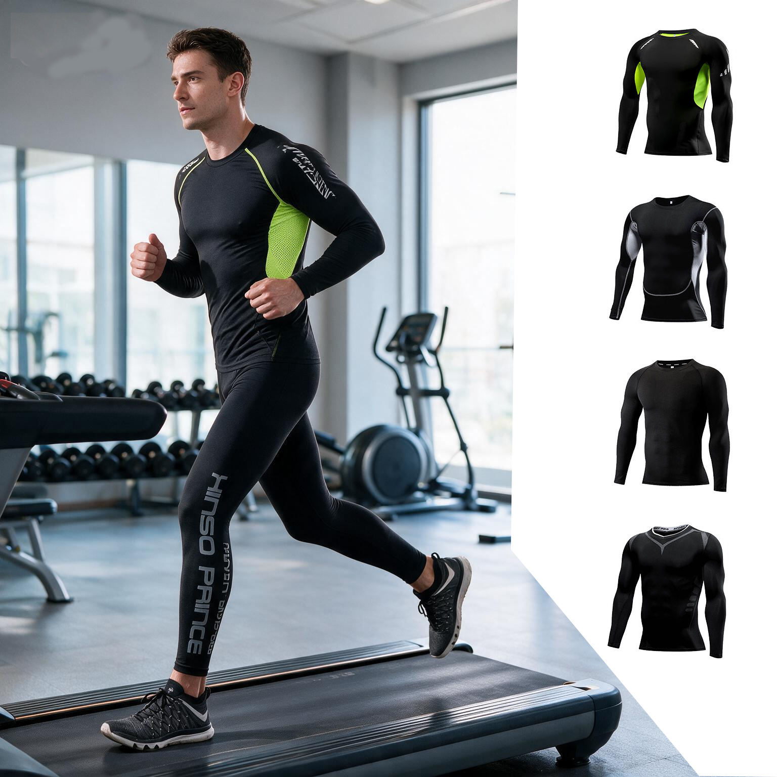 2026 Men Compression Sportswea - Yoga Fitness Set 评论和价格