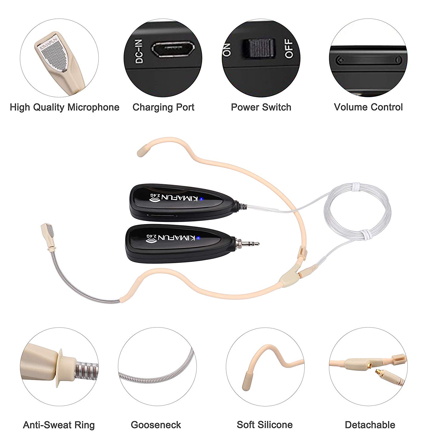 KIMAFUN Wireless Waterproof He - Yoga Fitness Spinning 评论和价格