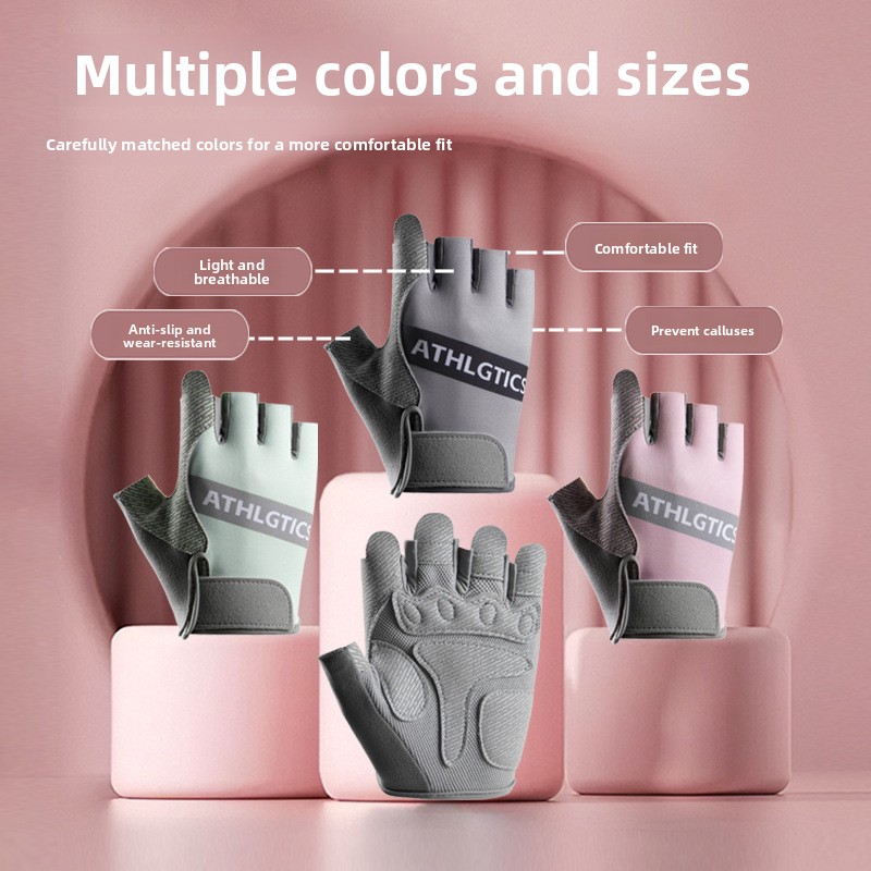 Unisex Thin Half Finger Fitnes - Yoga Fitness Spinning 评论和价格