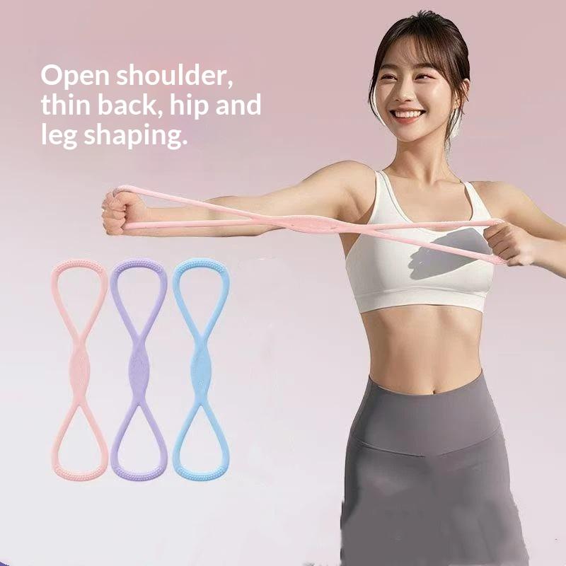 New Silicone Figure 8 Resistan - Yoga Fitness Model 评论和价格