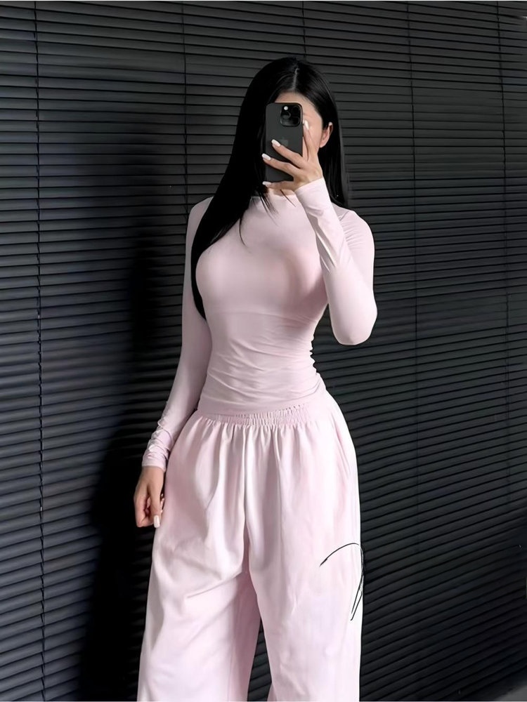 Slim Fit Long Sleeve Yoga Fitn - Yoga Fitness Wear 评论和价格